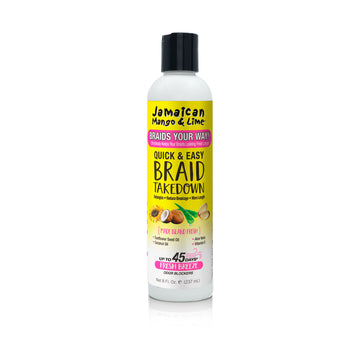 Jamaican Mango & Lime - Quick & Easy Braid Takedown