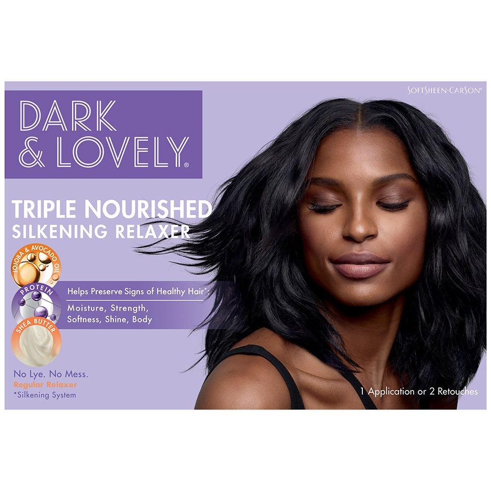 SoftSheen Carson Dark & Lovely - Silkening Relaxer Kit (Regular) - Trends Beauty Australia