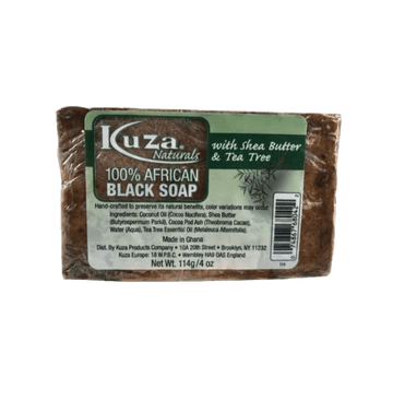 Kuza - African Black Soap with Tea Tree Oil-Trends Beauty Australia