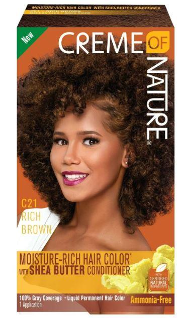 Creme of Nature - Moisture Rich Hair Color (C21 Rich Brown) - Trends Beauty Australia