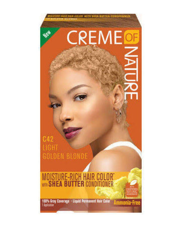Creme of Nature - Moisture Rich Hair Color (C42 Light Honey Blonde) - Trends Beauty Australia