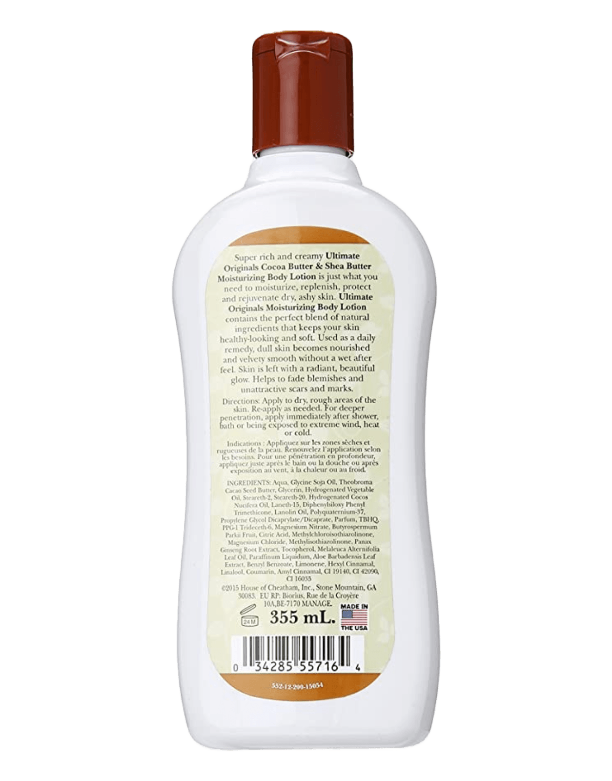 Ultimate Origianls by Africa's Best - Cocoa Butter & Shea Butter Body Lotion-Trends Beauty Australia