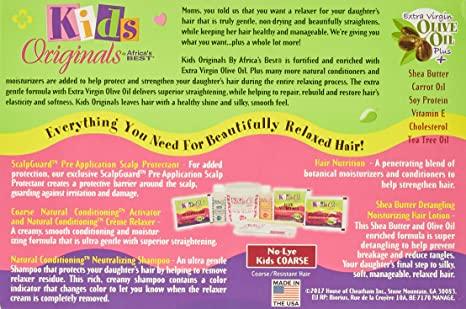 Kids Originals by Africa's Best - Relaxer Kit (Coarse)-Trends Beauty Australia