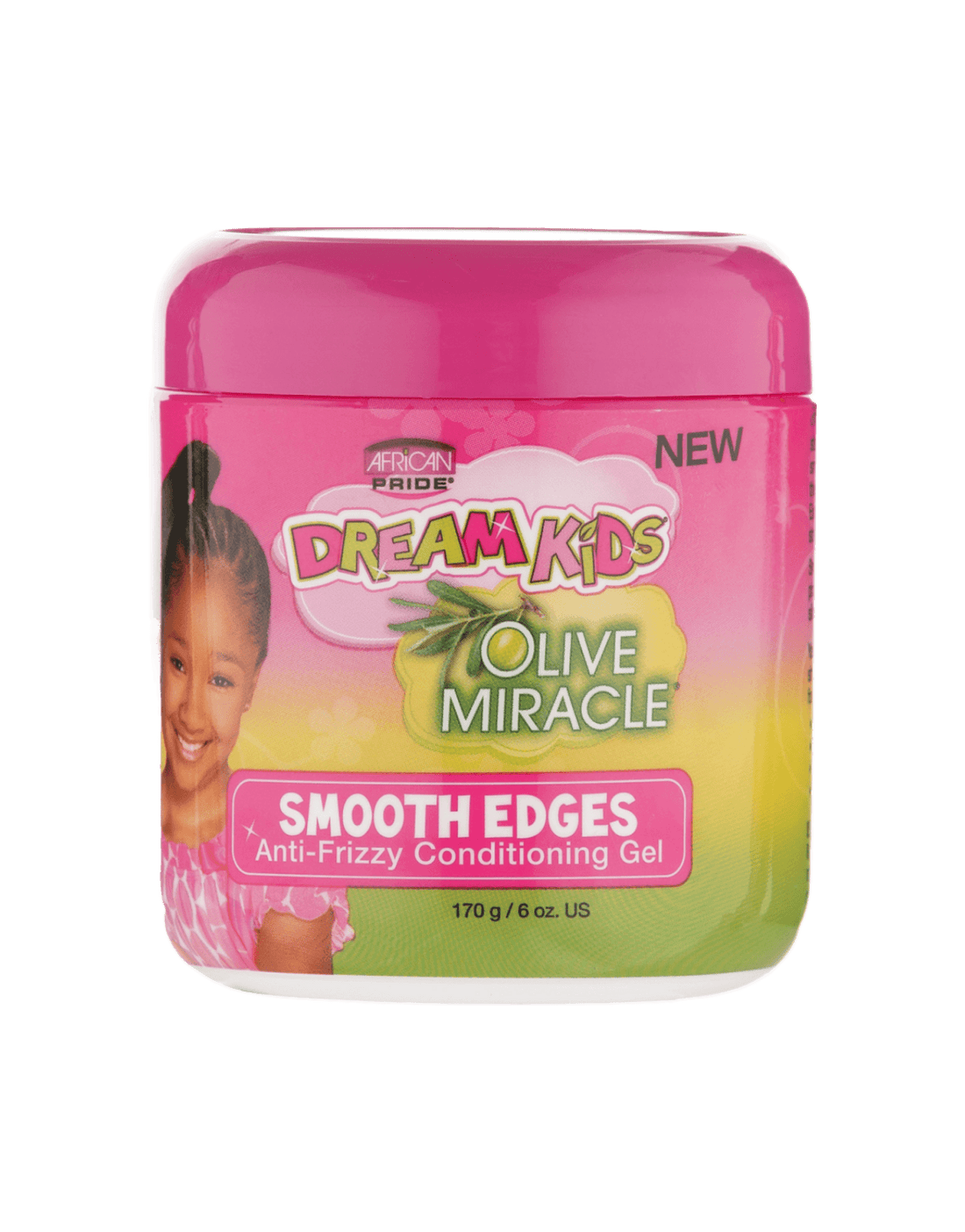 Dream Kids by African Pride - Olive Miracle Smooth Edges Anti-Frizzy Conditioning Gel-Trends Beauty Australia