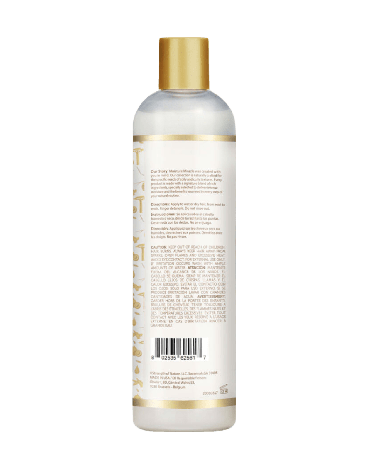 African Pride - Moisture Miracle Hydrate & Renew Curl Milk & Hair Detangler 12oz-Trends Beauty Australia