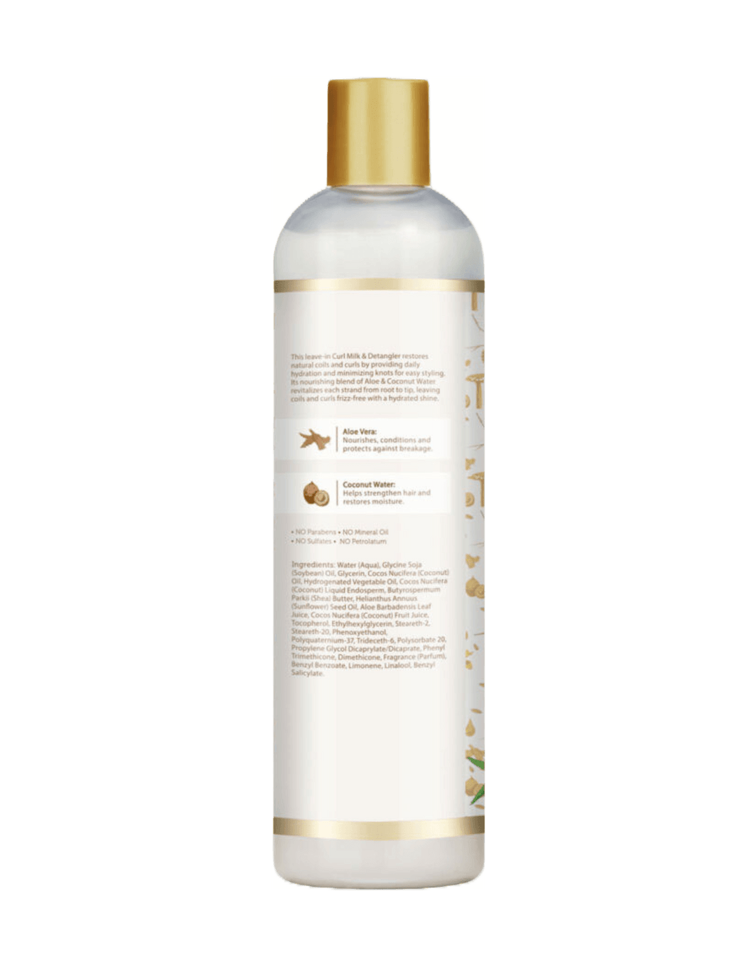 African Pride - Moisture Miracle Hydrate & Renew Curl Milk & Hair Detangler 12oz-Trends Beauty Australia