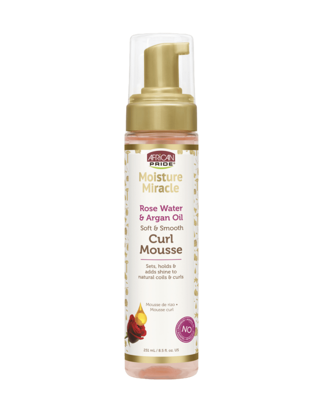 African Pride - Moisture Miracle Curl Mousse 8.5oz-Trends Beauty Australia