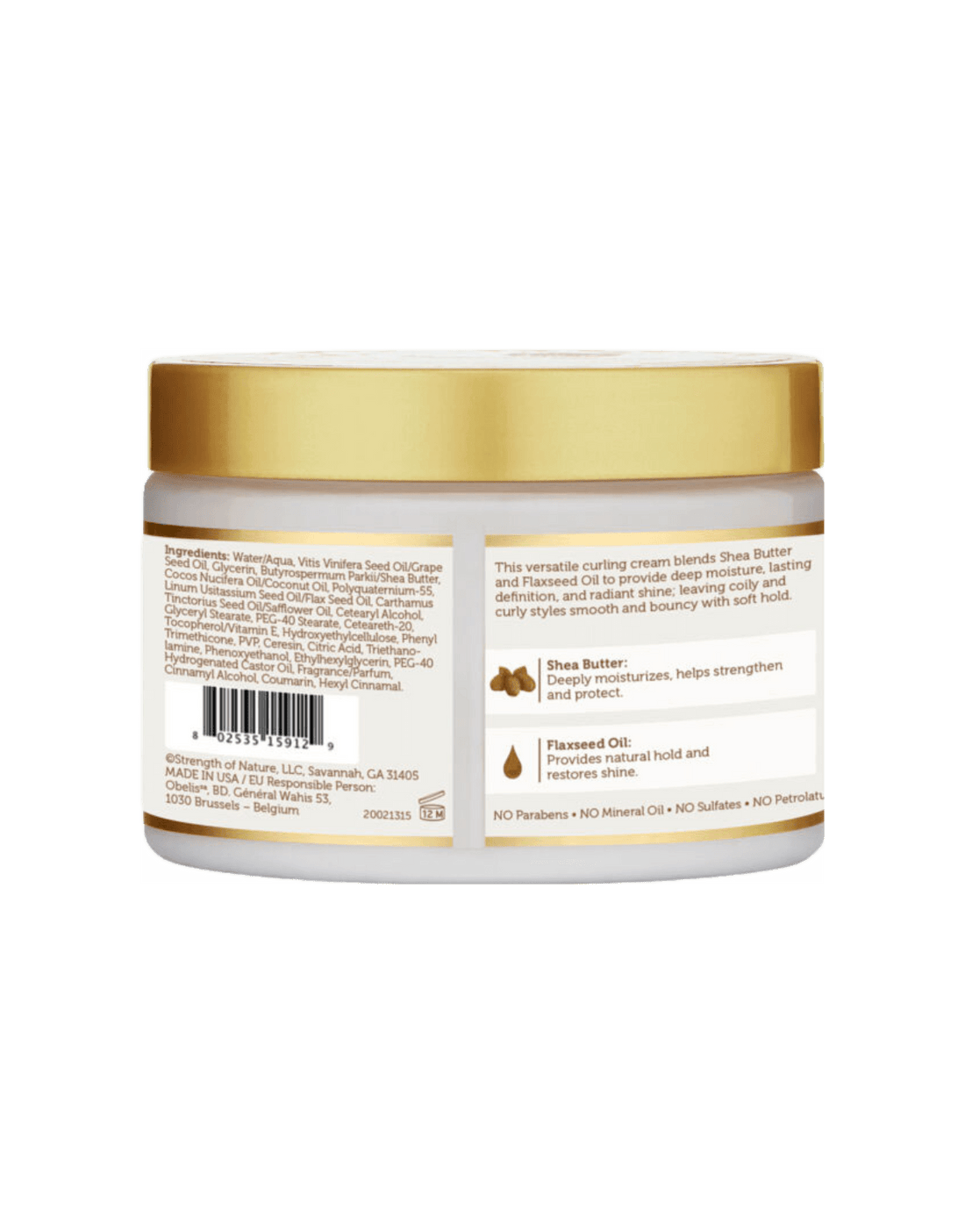 African Pride - Moisture Miracle Shea Butter & Flaxseed Oil Curling Cream 12oz-Trends Beauty Australia