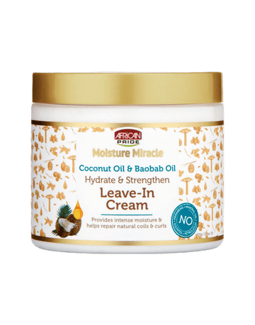 African Pride - Moisture Miracle Coconut Oil & Baobab Oil Leave-In Conditioner 15oz-Trends Beauty Australia