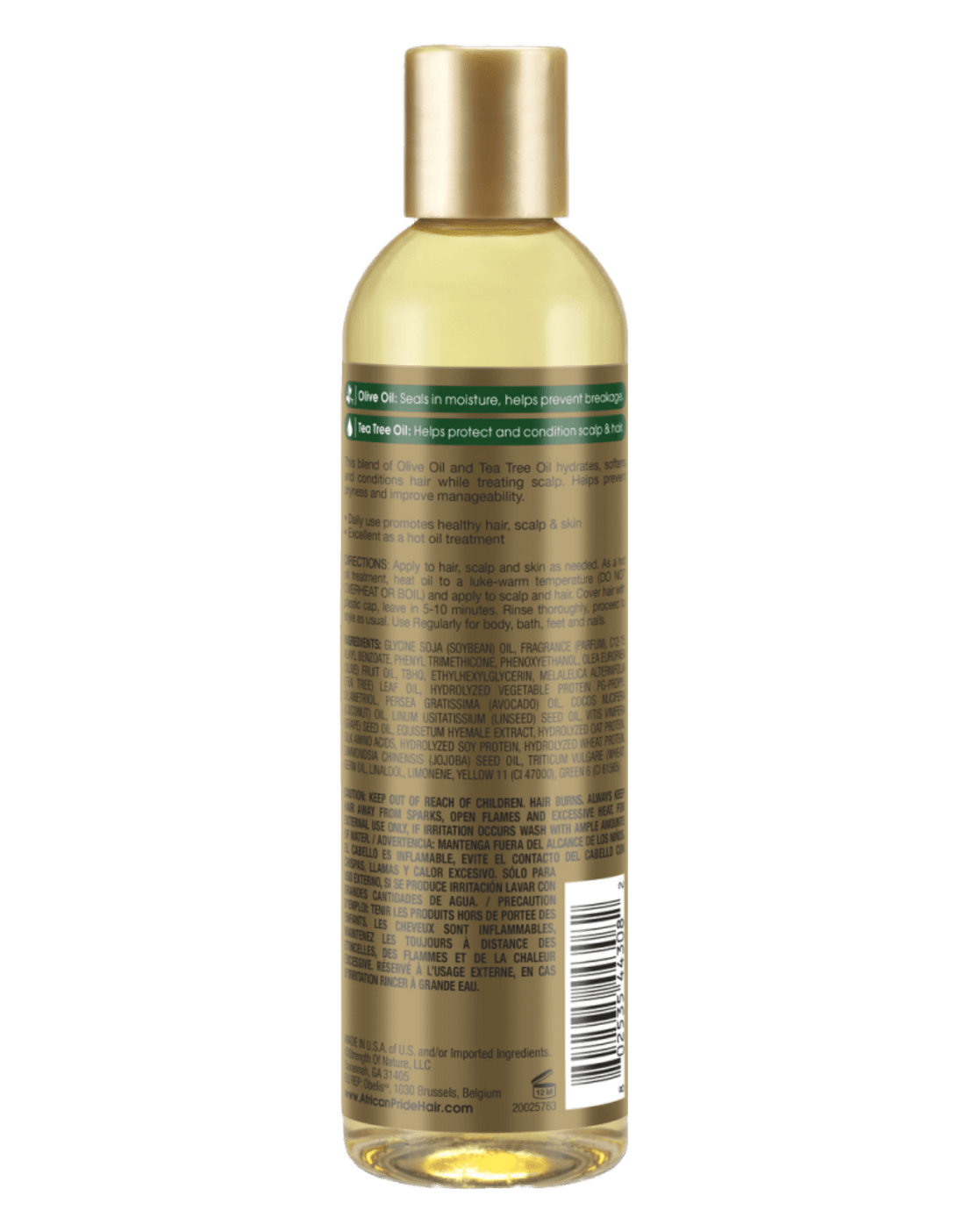 African Pride - Olive Miracle Growth Oil Treatment 8oz-Trends Beauty Australia