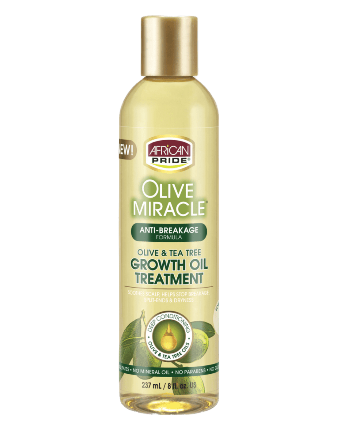 African Pride - Olive Miracle Growth Oil Treatment 8oz-Trends Beauty Australia