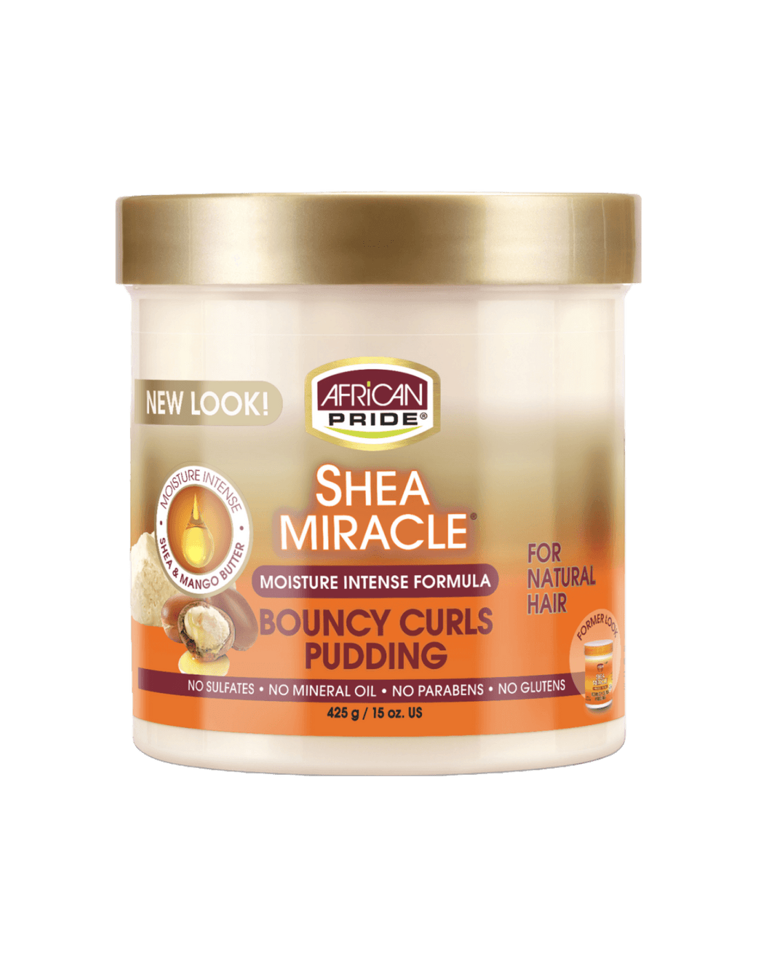 African Pride - Shea Butter Miracle Bouncy Curls Pudding 15oz-Trends Beauty Australia
