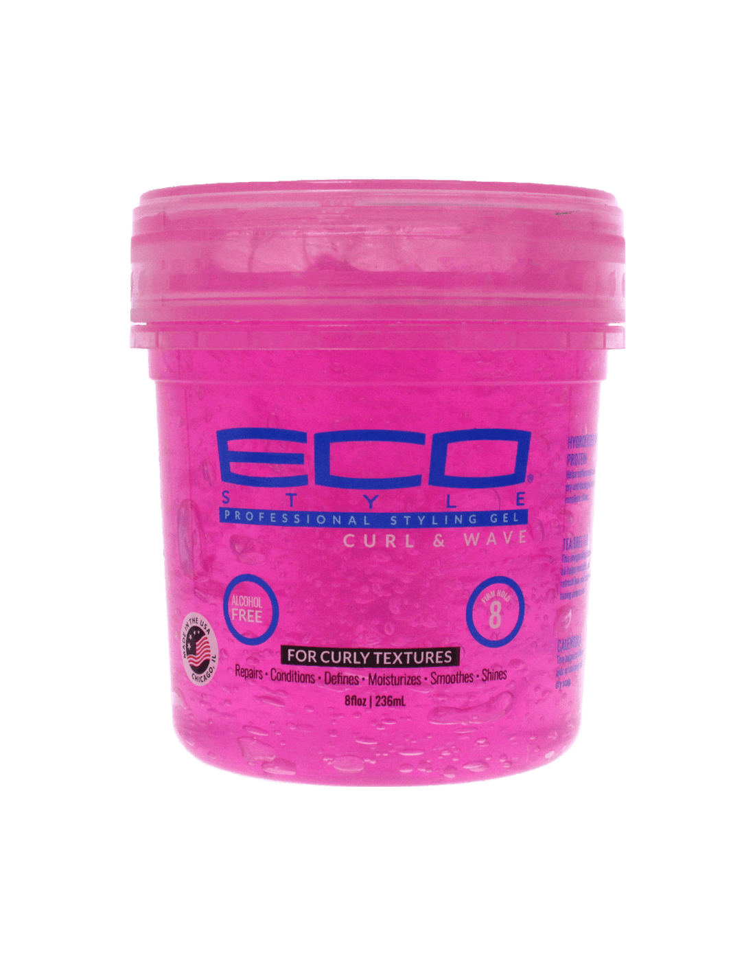 ECO - Curl & Wave Styling Gel (Pink)-Trends Beauty Australia