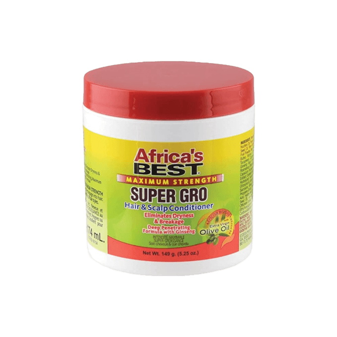 Africa's Best - Max Strength Super Gro Hair & Scalp Conditioner 5.25oz-Trends Beauty Australia