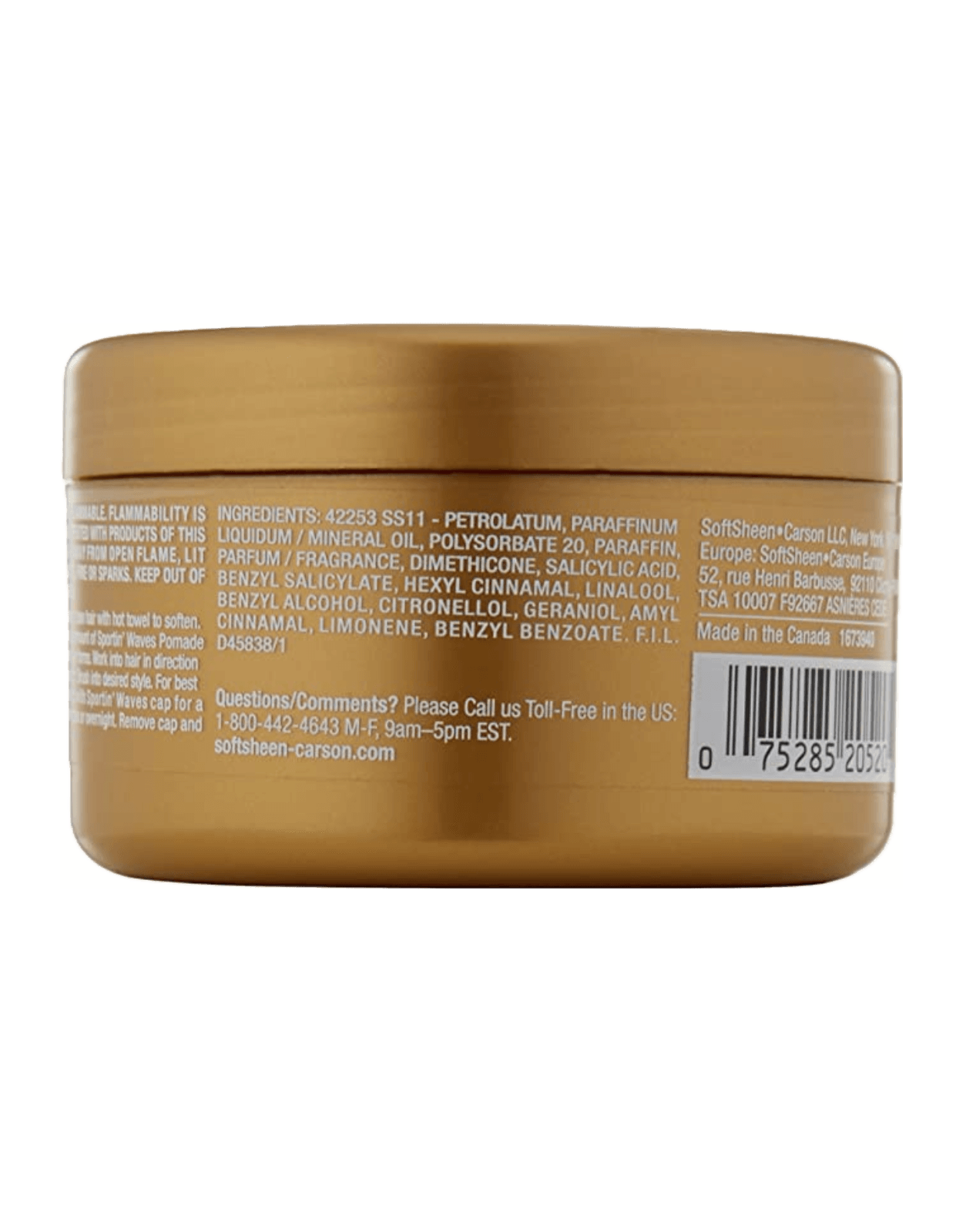 SoftSheen Carson - Sportin' Waves Maximum Hold Pomade-Trends Beauty Australia