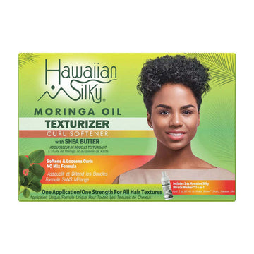 Hawaiian Silky Moringa Oil Texturizer with Shea Butter 1 Application Kit
