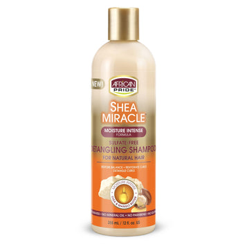 African Pride Shea Miracle Detangling Shampoo 12oz 12Pk