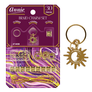 Annie Braid Charm Set – Sun & Moon