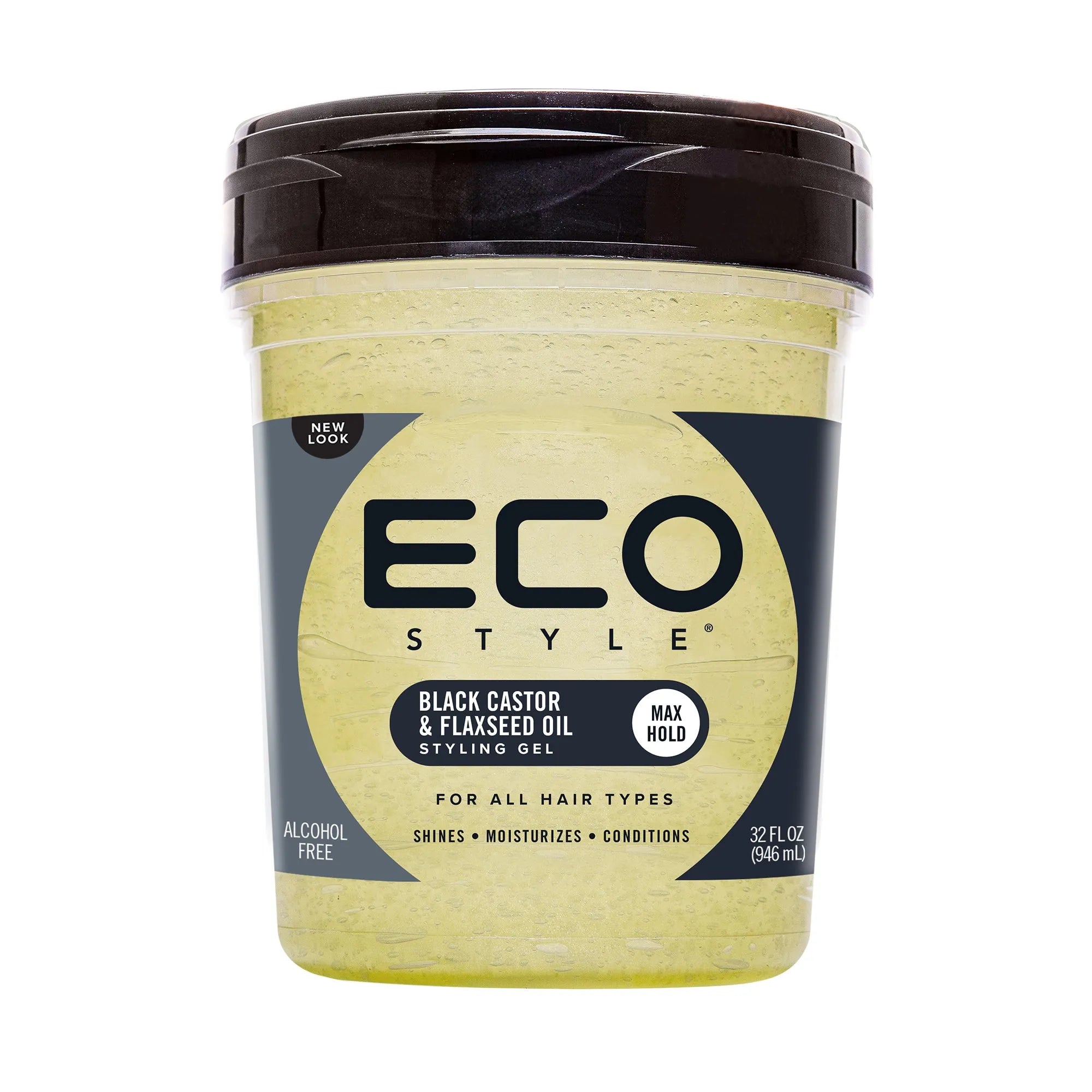 ECO - Black Castor & Flaxseed Oil Styling Gel 32oz