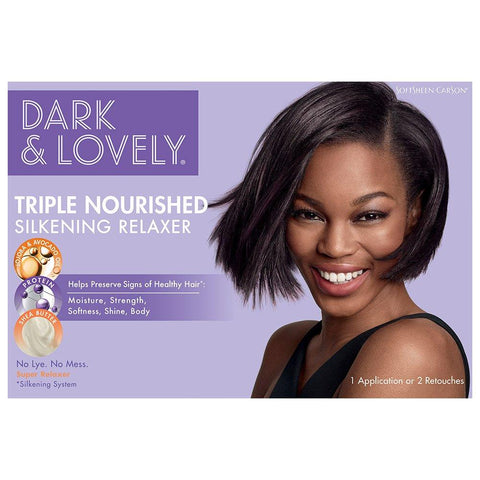 SoftSheen Carson Dark & Lovely - Silkening Relaxer Kit (Super) - Trends Beauty Australia