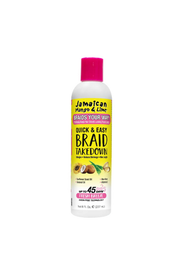 Jamaican Mango & Lime - Quick & Easy Braid Takedown