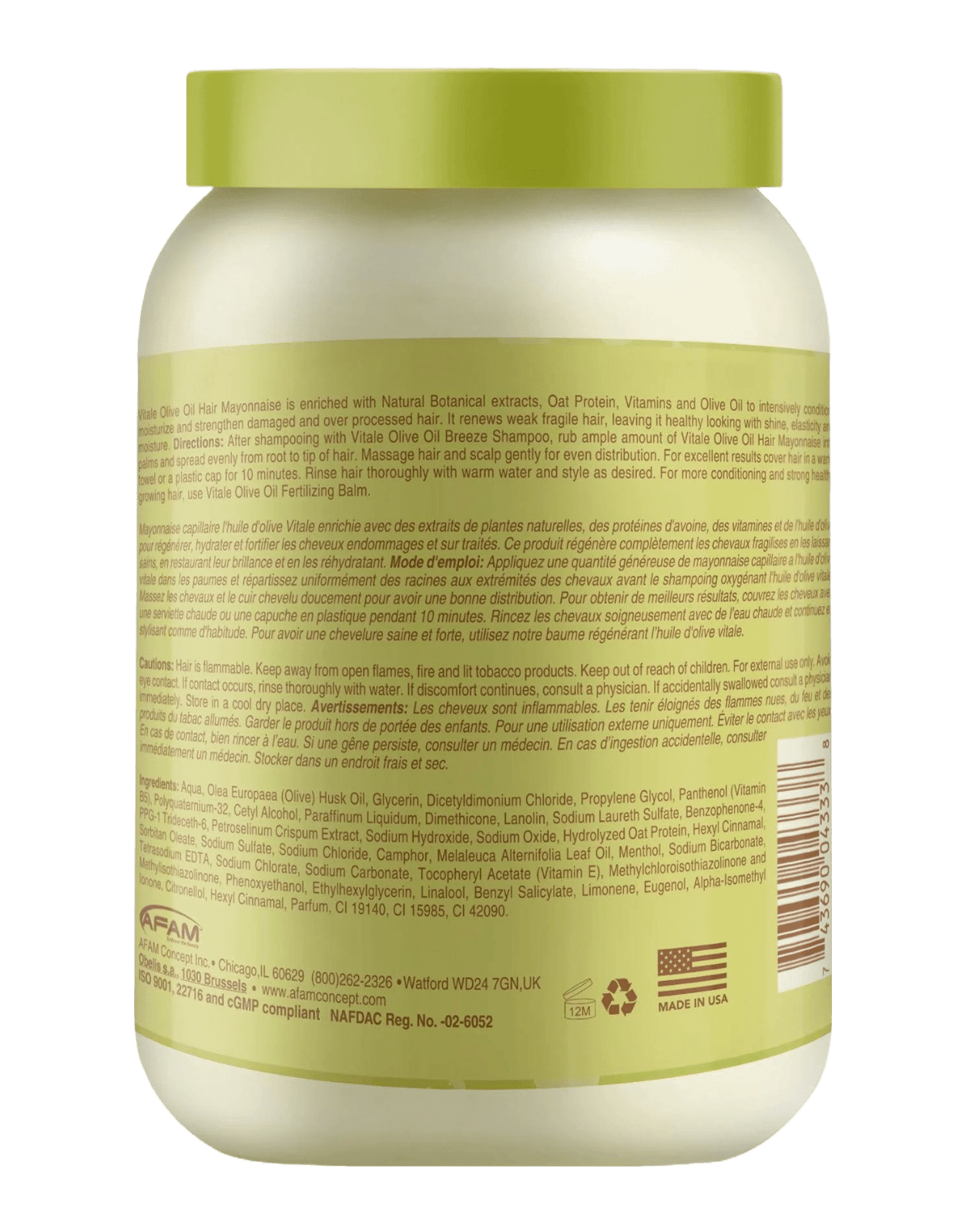 Vitale - Olive Oil Hair Mayonnaise-Trends Beauty Australia