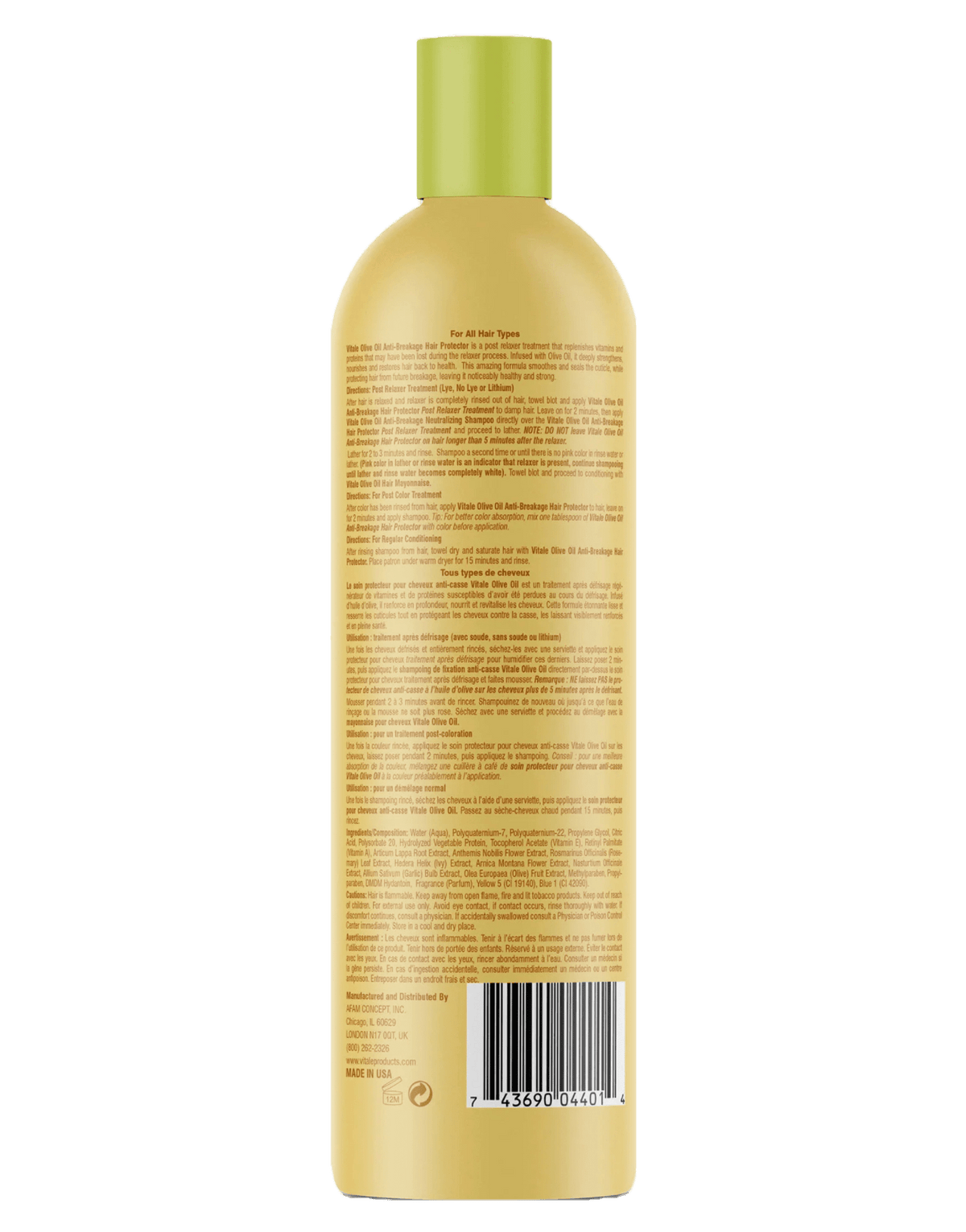 Vitale - Olive Oil Anti-Breakage Hair Protector-Trends Beauty Australia