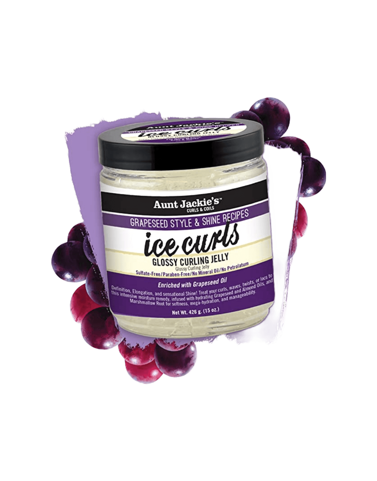 Aunt Jackie's Grapeseed - Ice Curls Glossy Curling Jelly 15oz-Trends Beauty Australia
