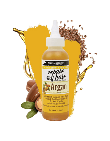 Aunt Jackie's Growth Oil - Repair My Hair Argan 4oz-Trends Beauty Australia