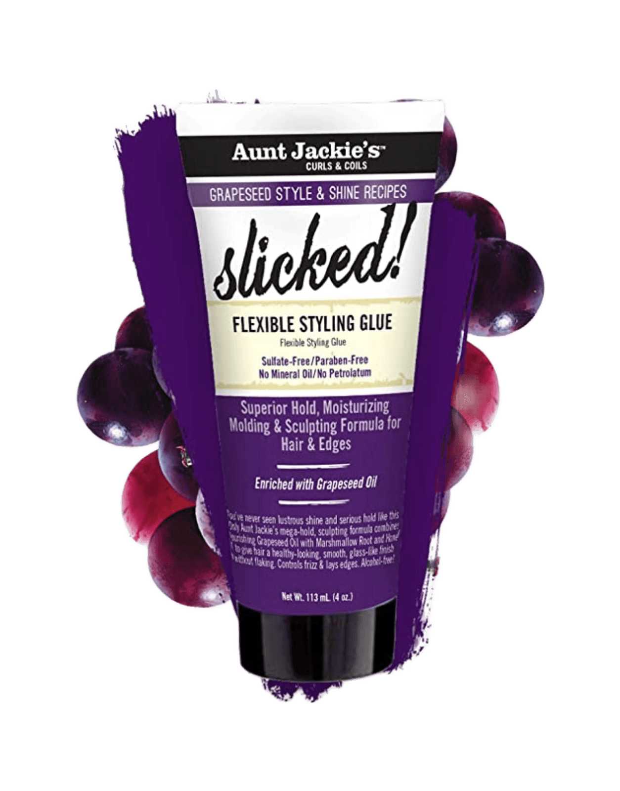 Aunt Jackie's Grapseed - Slicked! Styling Glue 4oz-Trends Beauty Australia