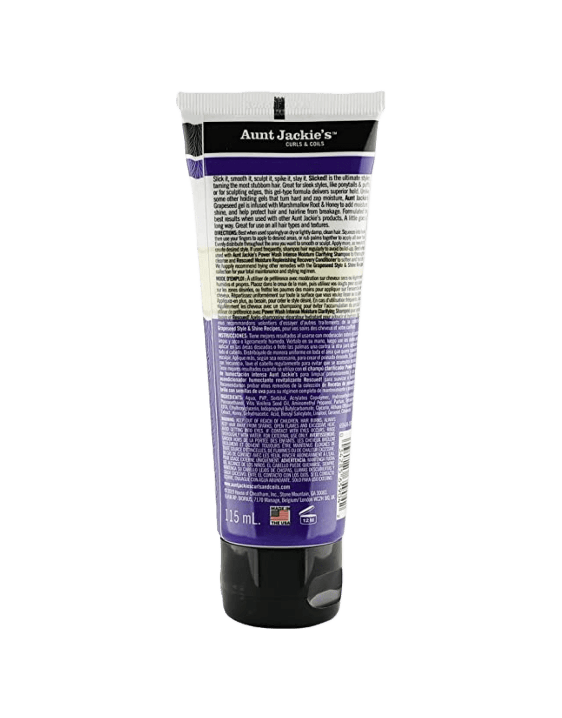 Aunt Jackie's Grapseed - Slicked! Styling Glue 4oz-Trends Beauty Australia
