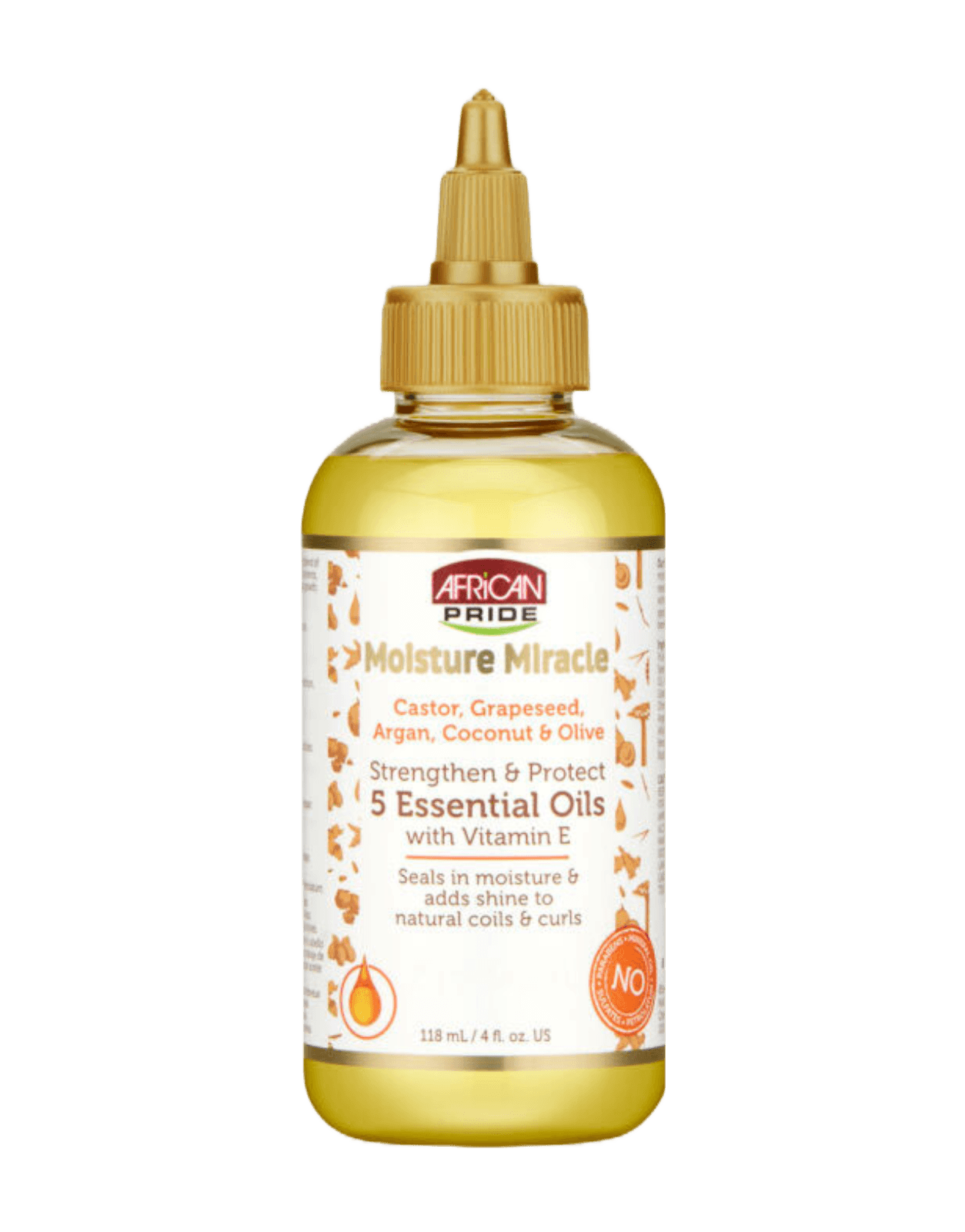 African Pride - Moisture Miracle 5 Essential Oil 4oz-Trends Beauty Australia