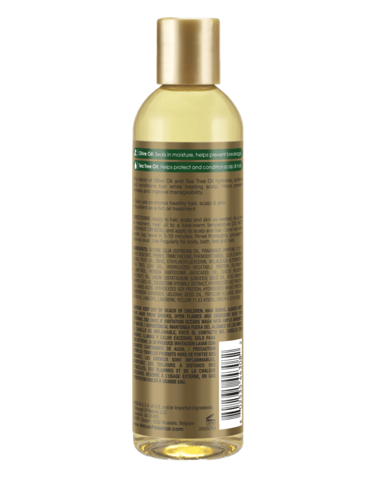 African Pride - Olive Miracle Growth Oil Treatment 8oz-Trends Beauty Australia