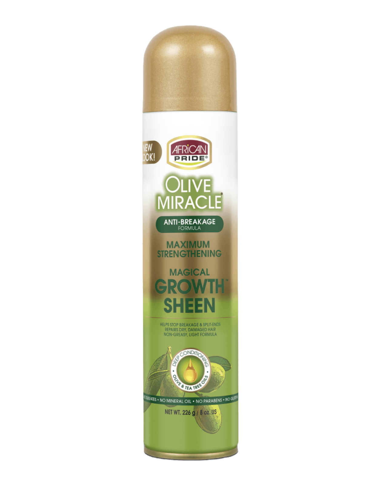 African Pride - Olive Miracle Magical Growth Sheen 8oz-Trends Beauty Australia