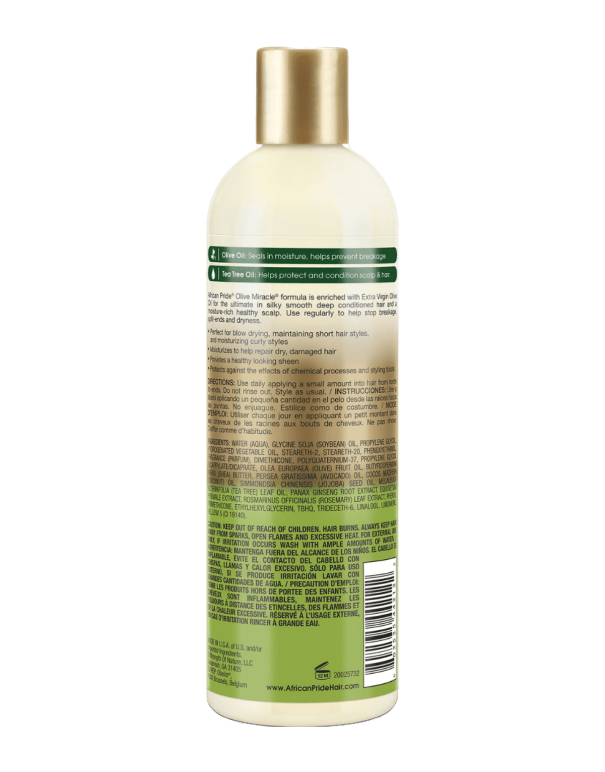 African Pride - Olive Miracle Growth Lotion 12oz-Trends Beauty Australia