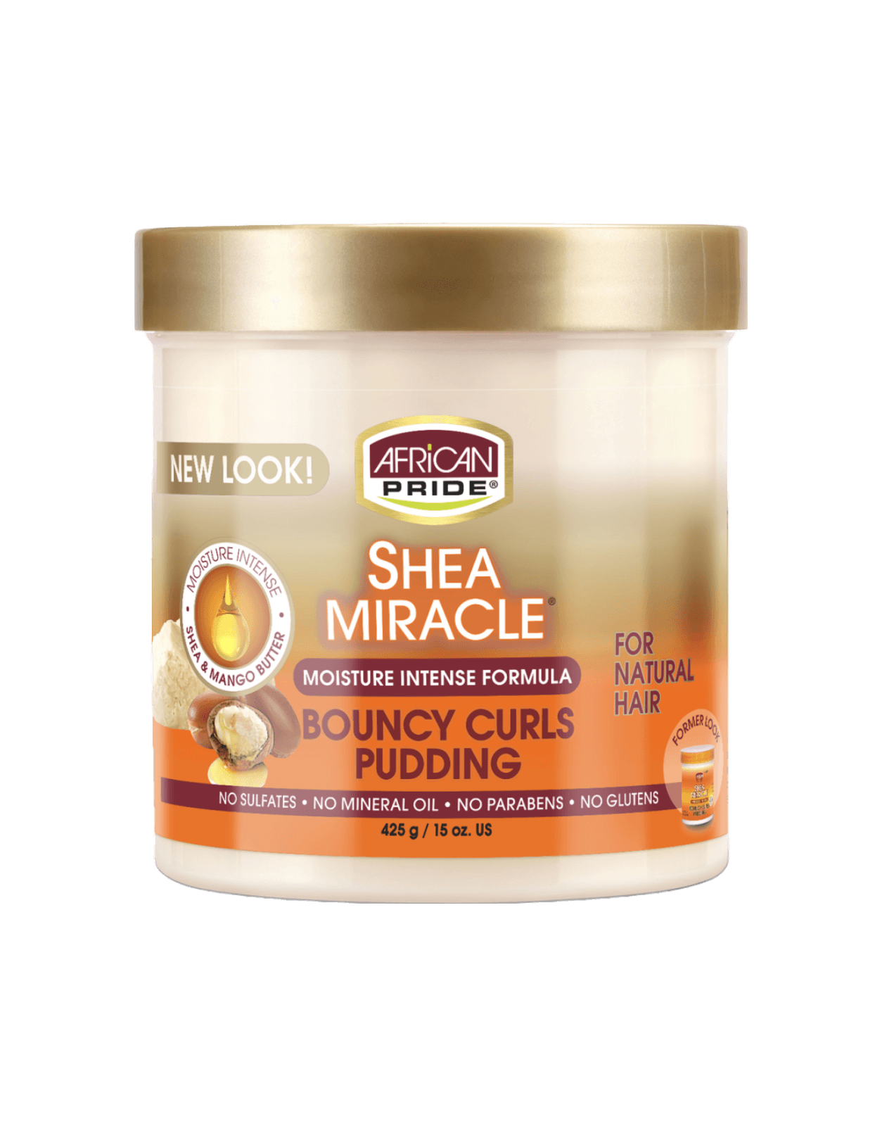 African Pride - Shea Butter Miracle Bouncy Curls Pudding 15oz-Trends Beauty Australia