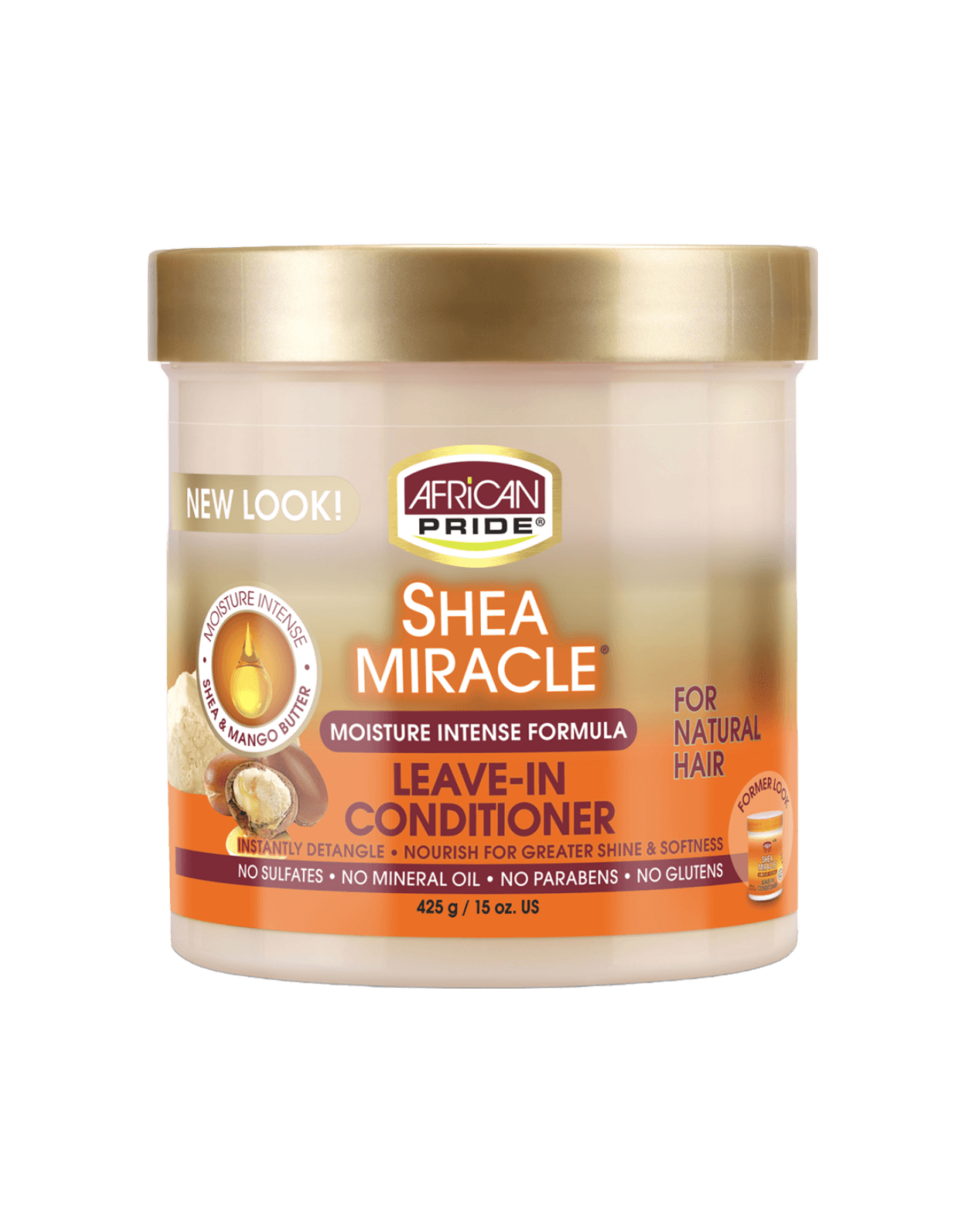 African Pride - Shea Butter Miracle Leave-In Conditioner 15oz-Trends Beauty Australia
