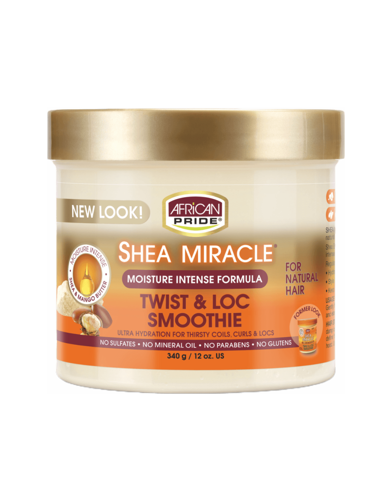 African Pride - Shea Miracle Twist & Loc Smoothie 12oz-Trends Beauty Australia