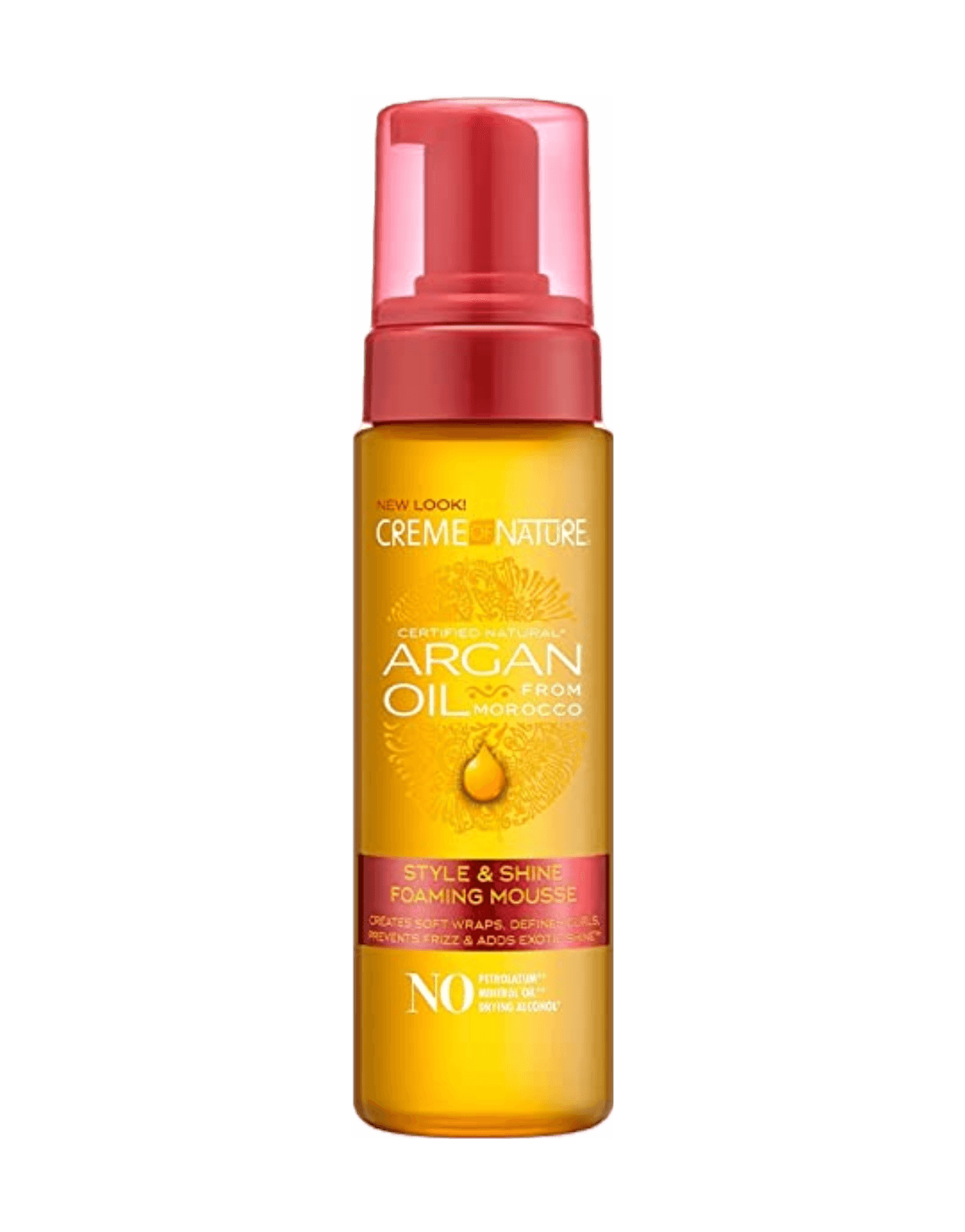 Creme of Nature - Argan Oil Style & Shine Foaming Mousse-Trends Beauty Australia