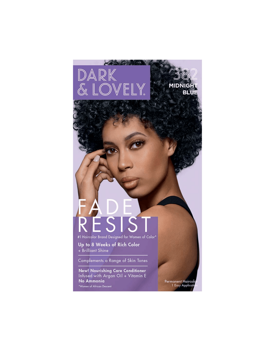 SoftSheen Carson Dark & Lovely - Fade Resist Hair Color (Midnight Blue)-Trends Beauty Australia