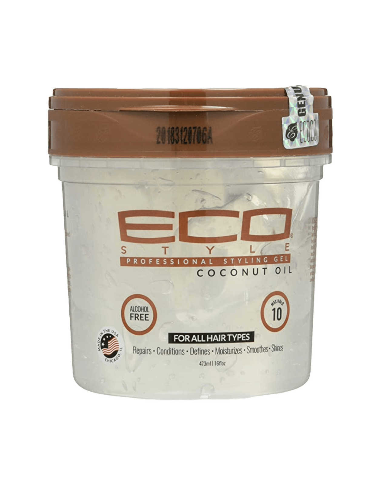 ECO - Coconut Oil Styling Gel-Trends Beauty Australia