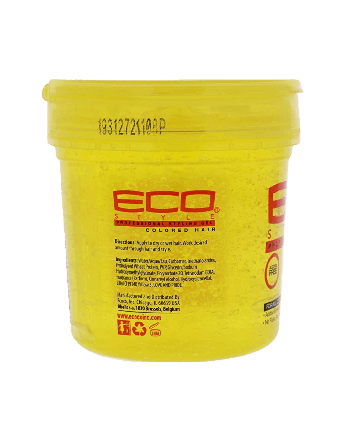 ECO - Colored Treated Hair Styling Gel (Yellow)-Trends Beauty Australia