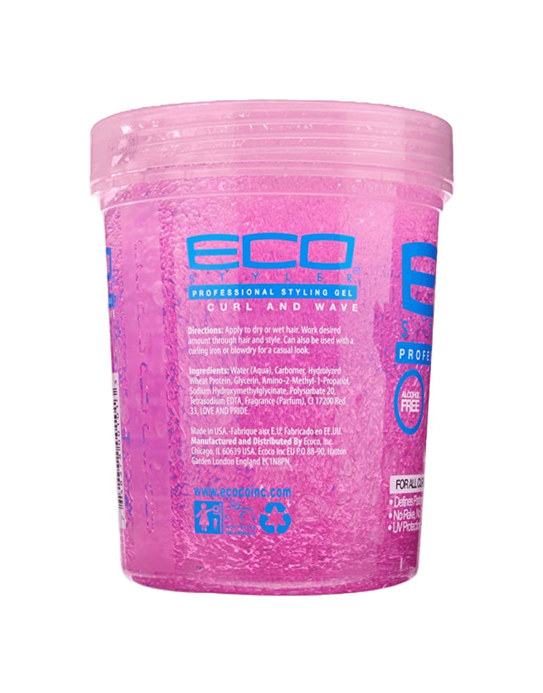 ECO - Curl & Wave Styling Gel (Pink)-Trends Beauty Australia